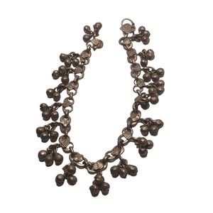 Vintage Cha Cha Silver Tone Anklet‎ Bracelet